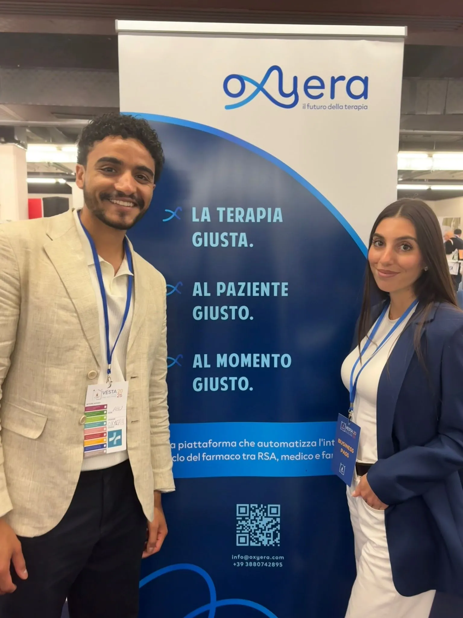 Il team Oxyera a Roma Welfair